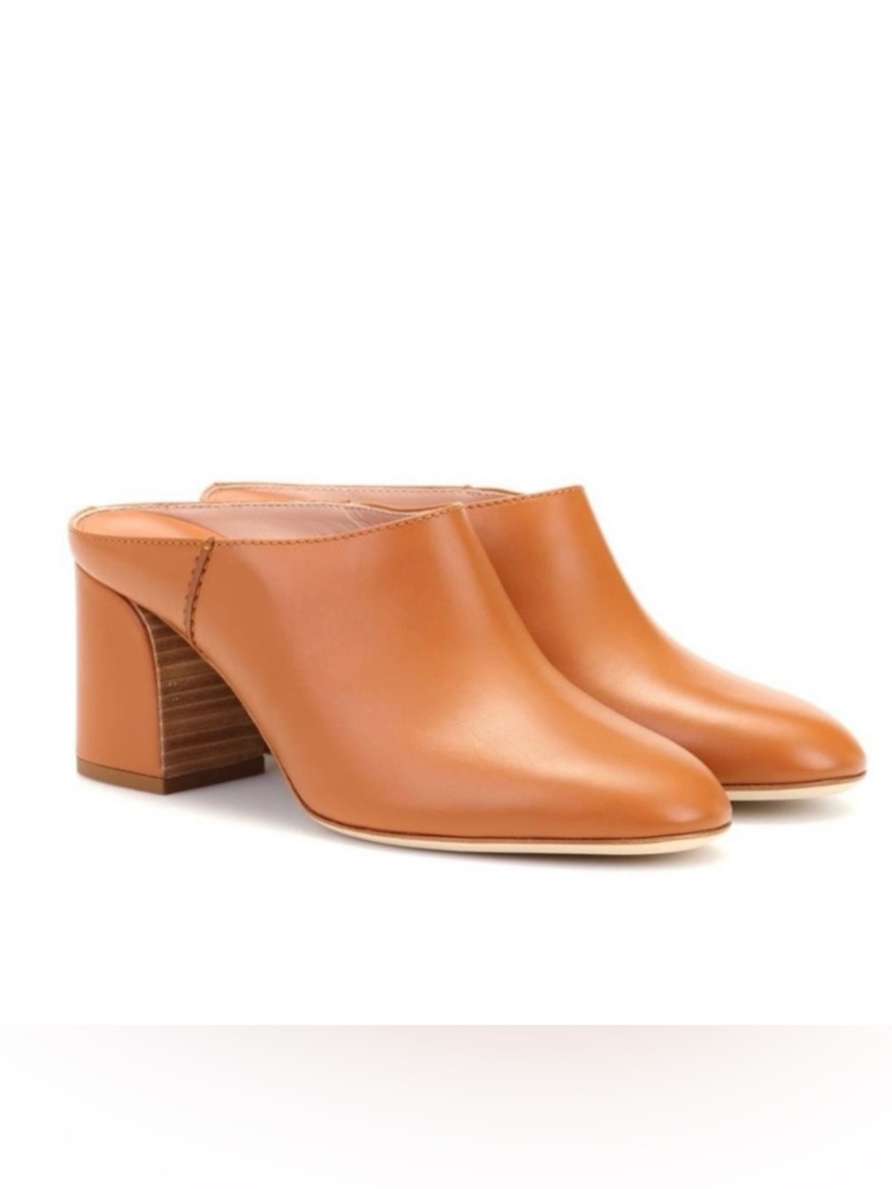 Tod’s Cognac Leather Mules